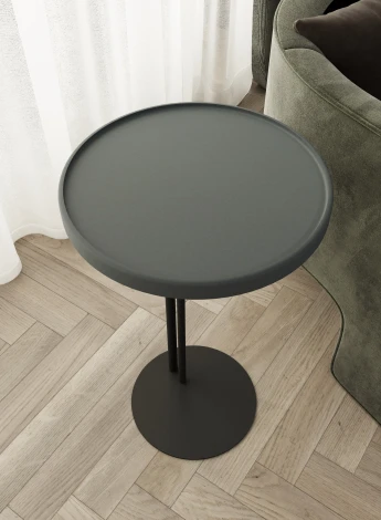 Придиванный стол Кальяри графит/черный 4320091508