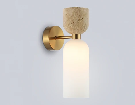 Бра с травертином Ambrella Ceramo Modern LH53327