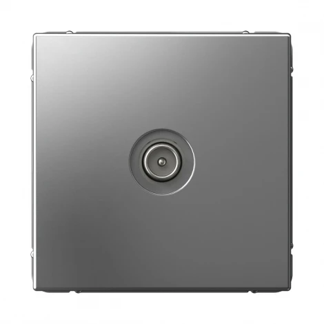 ТВ-розетка оконечная (сталь) Systeme Electric GAL000991
