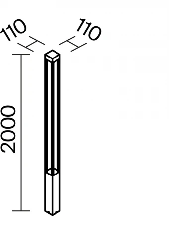 Наземный светильник Maytoni Elbe O424FL-L25GF (LED, 220V, IP65)