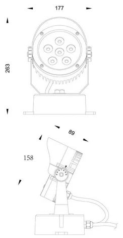 Прожектор уличный Deko-Light Power Spot 730288