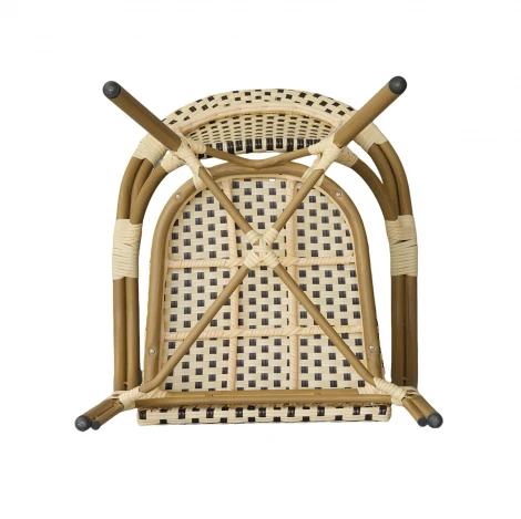 "Кабри" плетеный стул из искусственного ротанга, цвет бежево-коричневый 4SIS ZF2100C Coffee