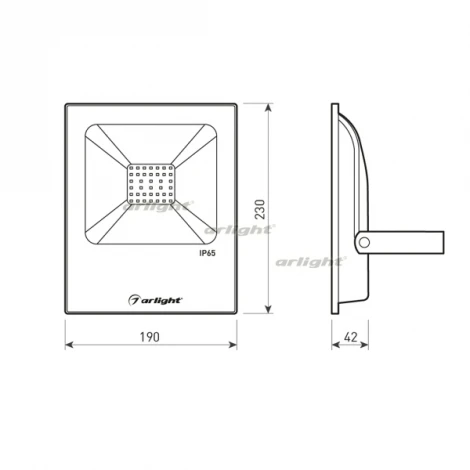 Прожектор уличный Arlight AR-FLAT-ICE 023579