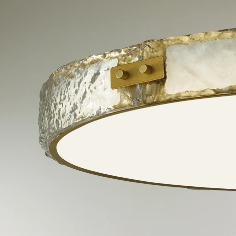 Потолочный светильник круглый Sonex Felice 7722/65L металл/пластик/белый/золотой LED 65Вт 3000-6000K D470 IP20 пульт ДУ (220V, круглые)