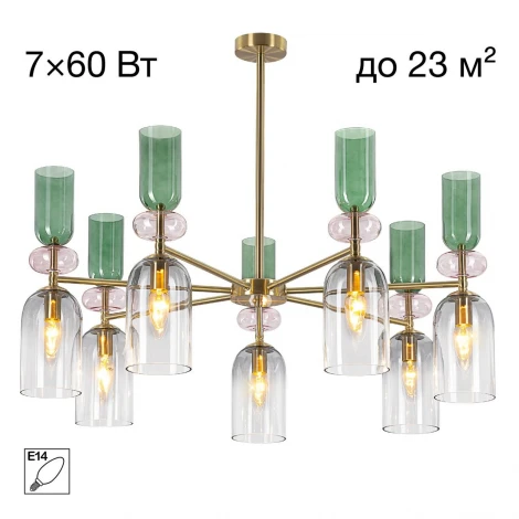 Потолочная люстра на штанге Citilux Tendy CL244171