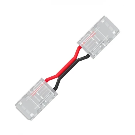 Коннектор прокалывающий 2 pin, для гибкого соединения одноцветной LED ленты 10 мм, тип SMD, COB, IP20 длина провода 150 мм Apeyron 09-168