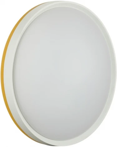 Настенно-потолочный светильник Sonex Kezo Yellow 7709/EL пластик/желтый LED 70Вт 3000-6000К D500 IP43 пульт ДУ (220V, круглые)