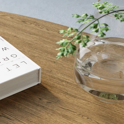 Стол придиванный Дей орех кантри/черный Mebelik 009795