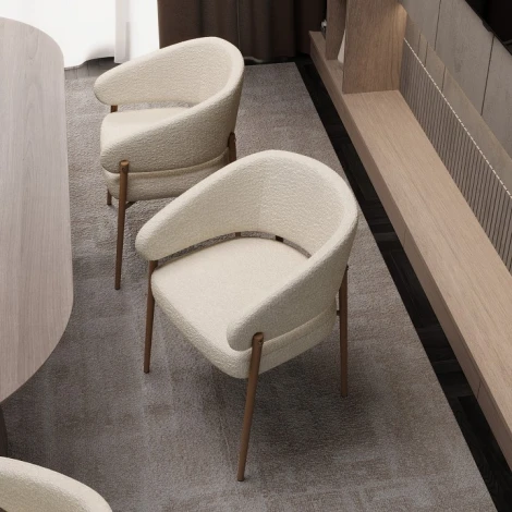 Стул Tranquil Zenith Hesby (Металл/Бежевый) арт.HSBI_HTC0258_beige_2