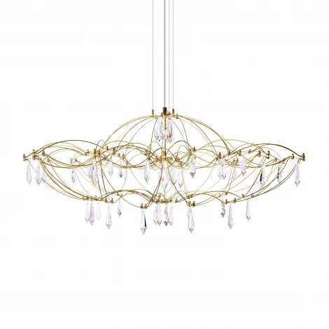 Подвесная люстра светодиодная Loft It Mira 10586/900 Gold Asfour