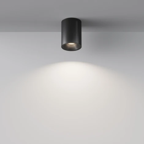 Потолочный светильник Zoom GU10 1x50Вт IP 65 Maytoni Technical C029CL-01B (220V, круглые)