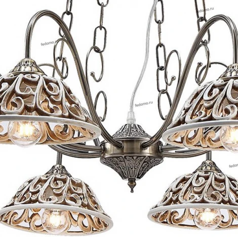 Подвесная люстра Arte Lamp Carved A5387LM-8AB