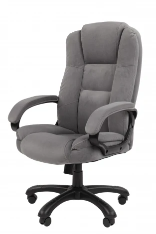 Кресло Chairman Home 600 Россия ткань Т-55 серый 7195379