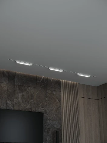 Трековая система в сборе однофазная встраиваемая 220V 32W Hesby Lighting Skylite №1 HSBL_kompl_S001_VI3W3K_01