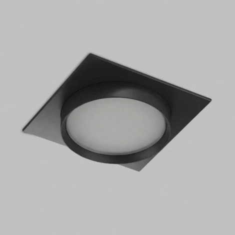 Встраиваемый светильник Denkirs Ratio DK-DH2001-BK GX53 15 Вт LED черный алюминий акрил