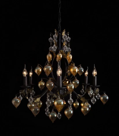 Подвесная люстра Arte Lamp Cipollino A1870LM-6BG