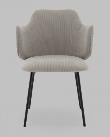 Стул Джиннет NEW велюр светло-серый Stool Group УТ000042103