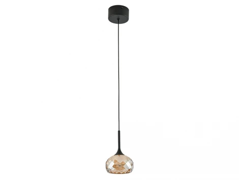 Подвесной светильник Newport Zara 7241/S mat.black amber