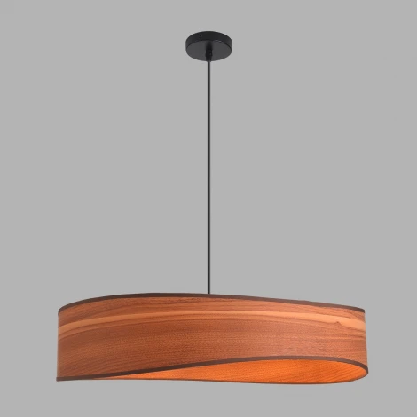 Подвесной светильник Lumion Lagoma 8421/6A черный/коричневый, металл/ПВХ E14 6*40W 220V