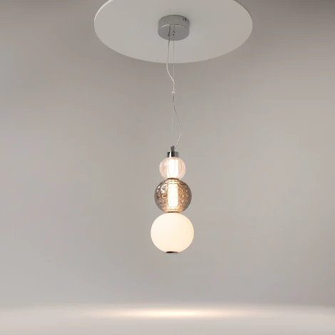Подвесной светильник Maytoni Collar P069PL-L16CH3K (LED, 220V, на тросе, шарики)