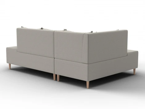 Диван угловой модульный с пуфом Лига-126 угол левый Лига Диванов 137741L