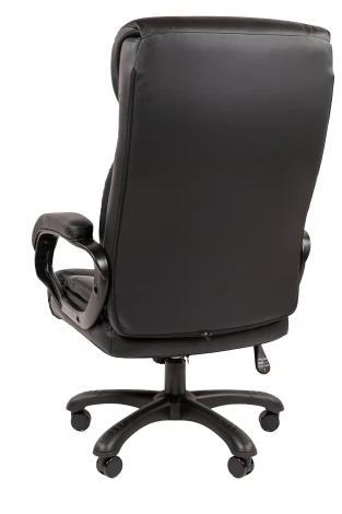 Офисное кресло Chairman 401 Россия экокожа черная 7217538