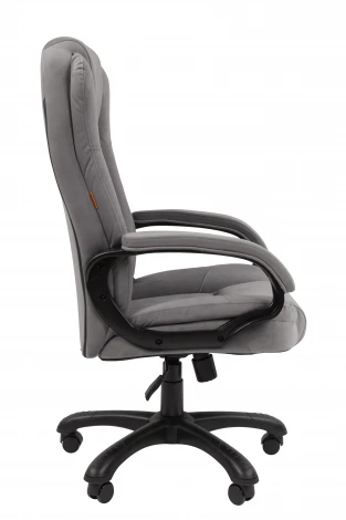 Кресло Chairman Home 600 Россия ткань Т-55 серый 7195379