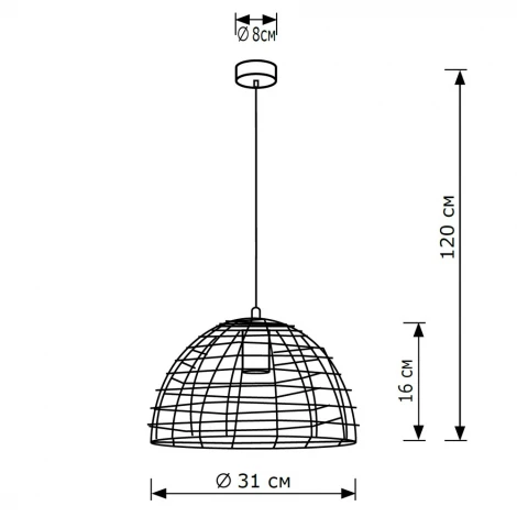 Подвесной светильник Lighthall Basket (Корзина) LH032096