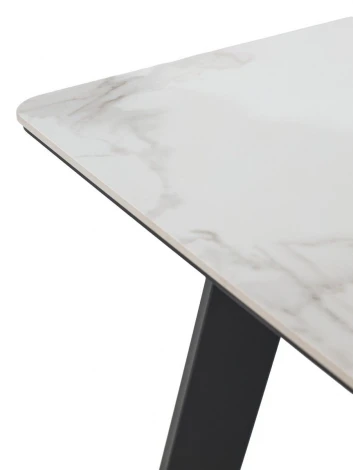 Стол ТИК ТАК 90 цвет PANDORA LIGHT Пандора, керамика / Черный каркас M-City 64652