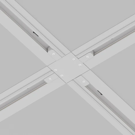 Коннектор Х-образный Unity встраиваемый белый (однофазный) Maytoni Technical TRA002CX-11W