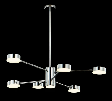 Потолочная люстра Crystal Lux GORACIO SP6+1 D800 CHROME