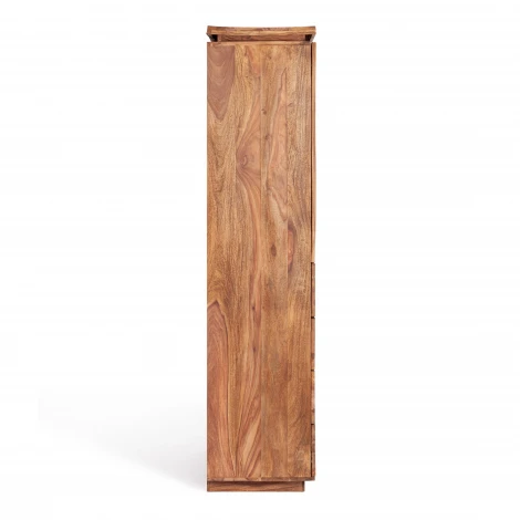 Шкаф-стеллаж Secret de Maison Росвуд/Rosewood (мод. 9805) массив палисандра/стекло, 100х45х192см, натуральный тонированный Tetchair 20459