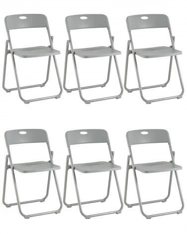 Стул складной GJ-3017 серый 6 шт. Stool Group УТ000043165