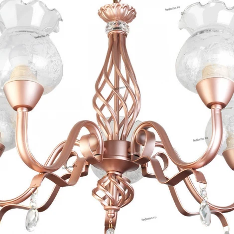 Подвесная люстра Toplight Kelli TL5680D-05PG