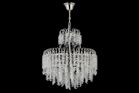 Подвесная люстра Arti Lampadari Daverio E 1.5.40.105 N (220V, хрусталь, на цепи)