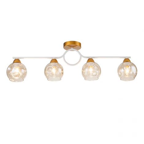 Потолочная люстра Escada Muse 1100/4P E27*60W Gold/White