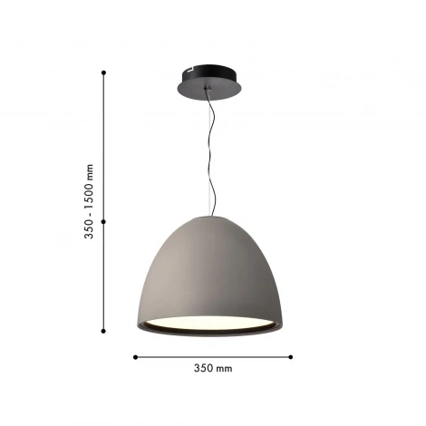 Подвесной светильник светодиодный Favourite Halva 4813-3P LEDx30W 3000K