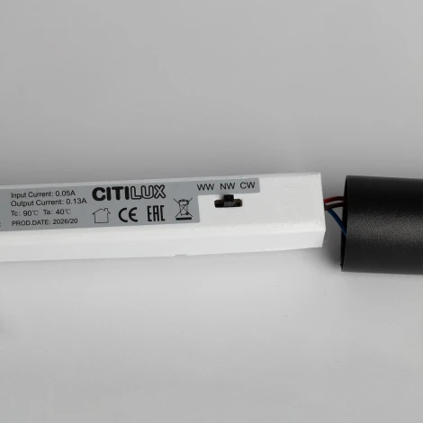 Подвесной светильник светодиодный (+BF9025BK) черный Citilux Tubu CL51511V_BF