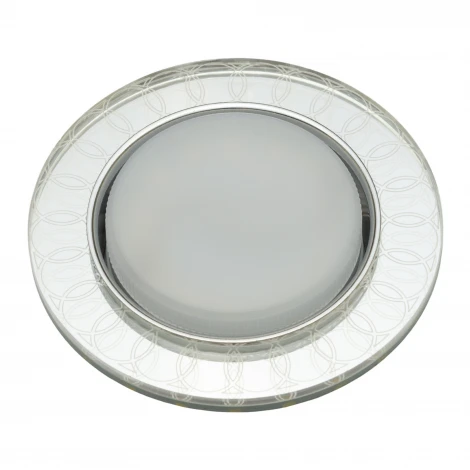 Встраиваемый точечный светильник Fametto Luciole DLS-L157 GX53 GLASSY/CLEAR 3D (220V, круглые)