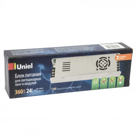 Блок питания UET-VAS-360B20 24V IP20 Uniel UET-VAS