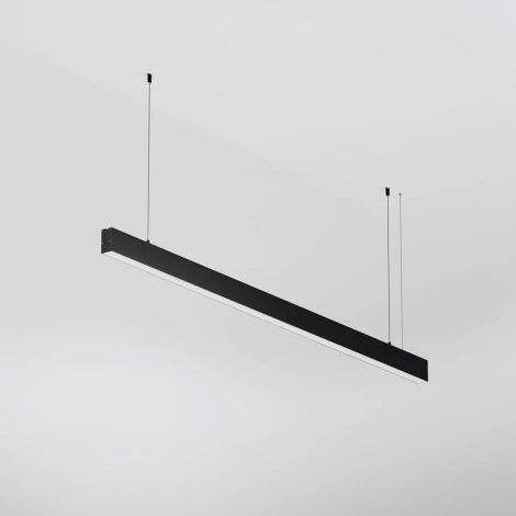 Подвесной светильник линейный светодиодный Maytoni Technical LL312045 3000K 35x67 черный 1,5 м