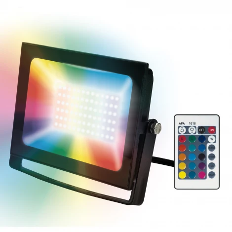 Прожектор уличный Uniel ULF-F60-30W/RGB IP65 200-240В BLACK (LED, 220V)