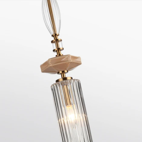 Бра Odeon Light Terra 5414/1WA античная бронза/терракот/беж/стекло/керамика E14 1*40W (220V)