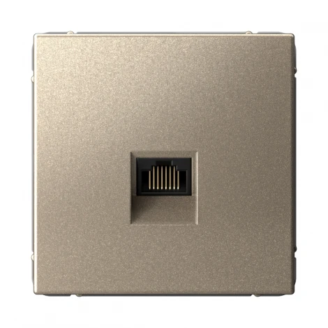 Розетка Ethernet RJ-45 (шампань) Systeme Electric GAL000583