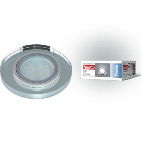 Встраиваемый точечный светильник Fametto Peonia DLS-P106 GU5.3 CHROME/SILVER (220V, круглые)