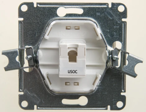 Телефонная розетка RJ-11 (перламутр) Systeme Electric Glossa GSL000681T