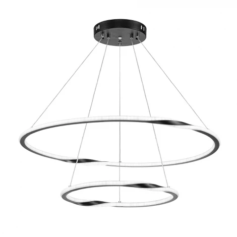 Подвесной светильник ярусный Arte Lamp Veritate A2211SP-2BK (LED, 220V, на тросе)