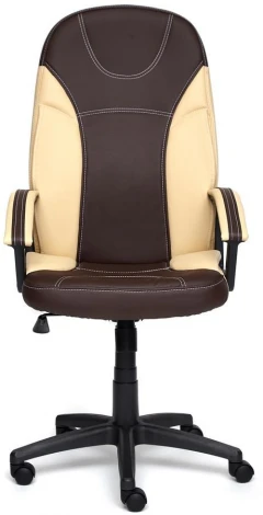 Кресло TWISTER кож/зам, коричневый/бежевый, 36-36/36-34 Tetchair 5551