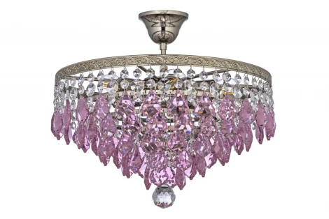 Потолочная люстра на штанге хрустальная Arti Lampadari Castellana Gold Castellana E 1.3.38.603 N (220V)