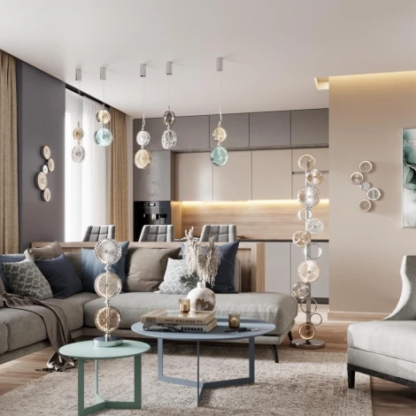 Подвесной светильник Caramella 5416/13LD (LED, 220V, на тросе)
